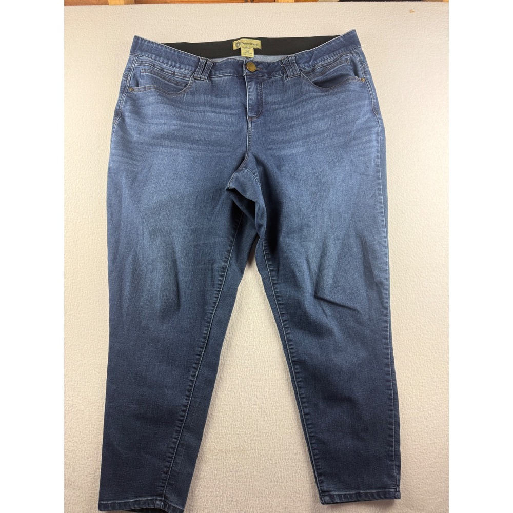 Democracy Ab Solution Skinny Jeans Womens 20W Dark Wash Blue Stretch WNBB1873L8